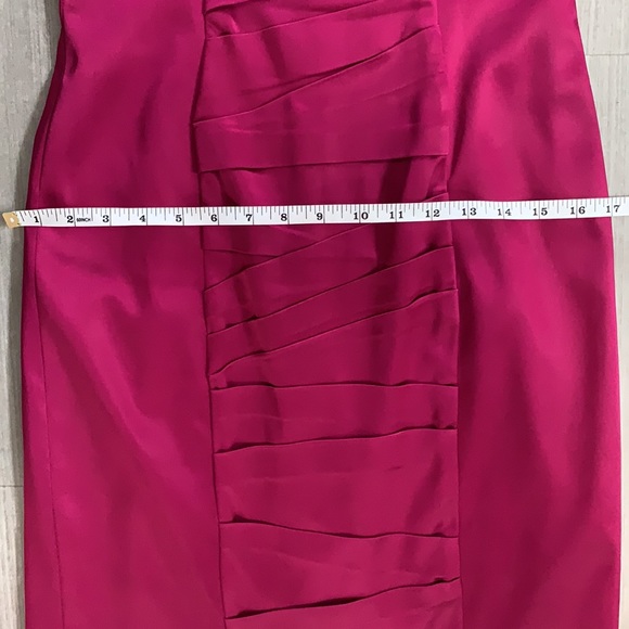 JAX Fuchsia pink satin dress - Picture 13 of 16